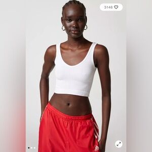 Out From Under Drew Seamless Ribbed Cropped Tank Top